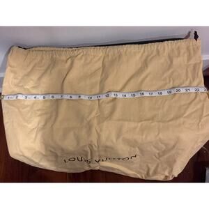 AUTHENTIC Louis Vuitton Cotton Dust Bag Drawstring Purse Cover Storage 18x23x5